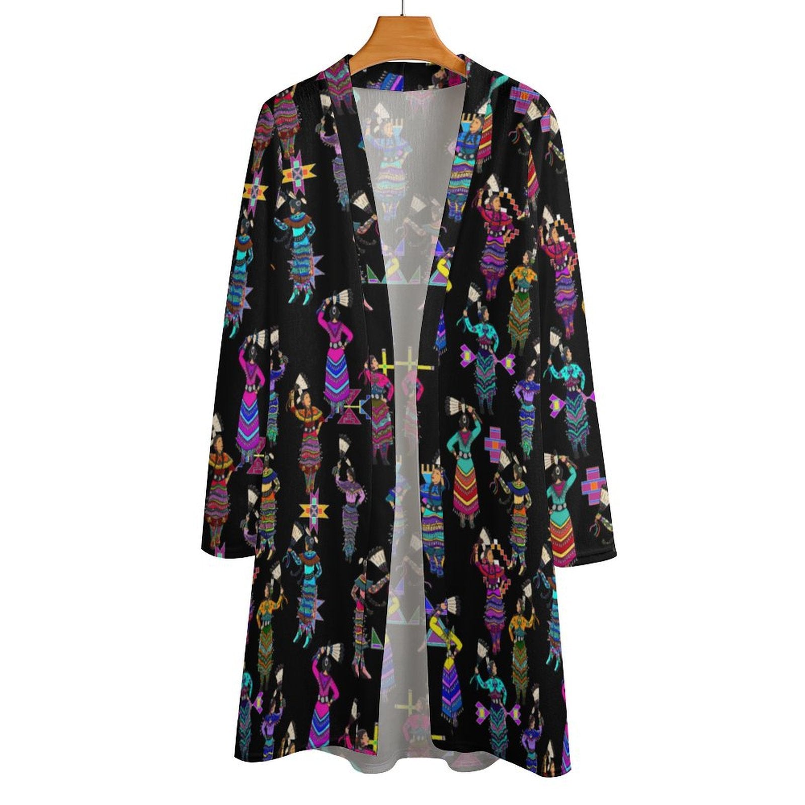 Women's Jingle Dancers Black Cardigan