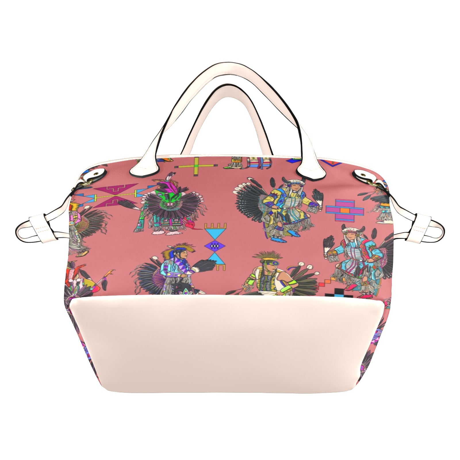 Men's Tradish Dancers Terra Cotta Clover Canvas Tote Bag