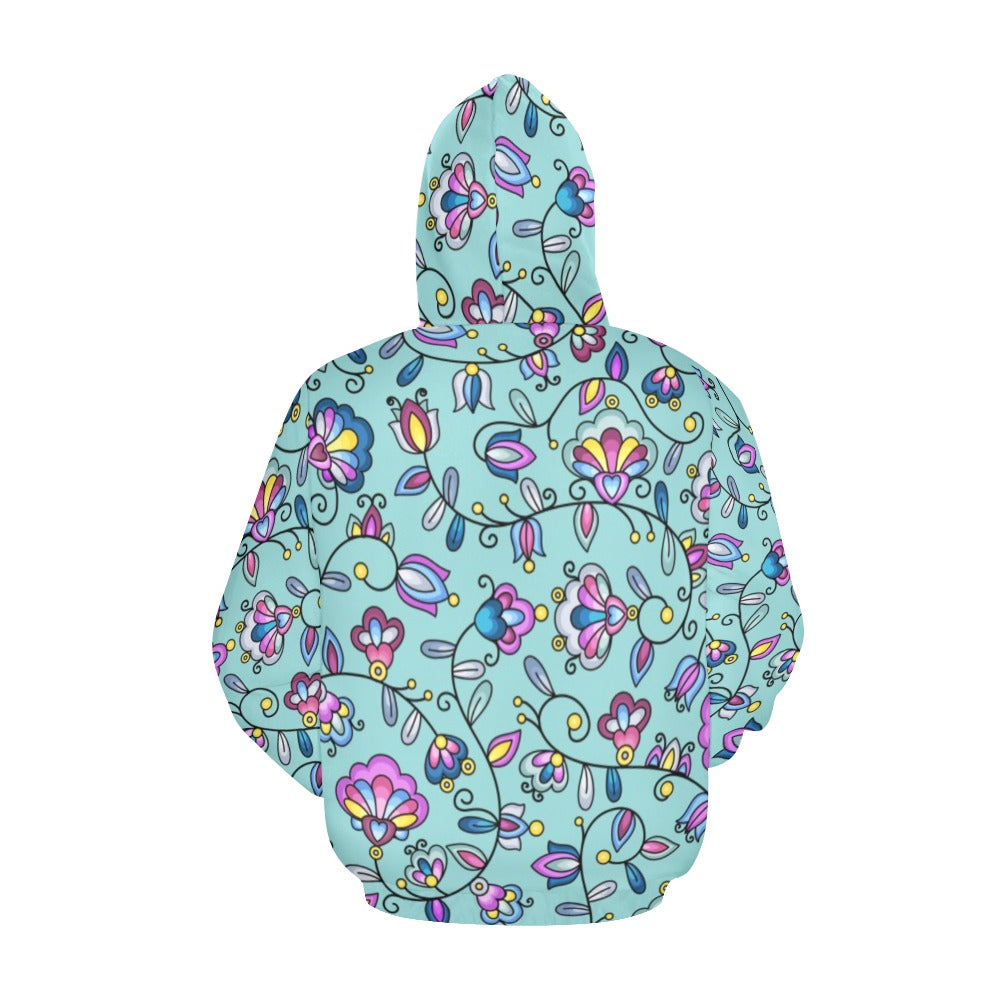 Autumn Bundle Blessing Turquoise Hoodie for Men (USA Size)