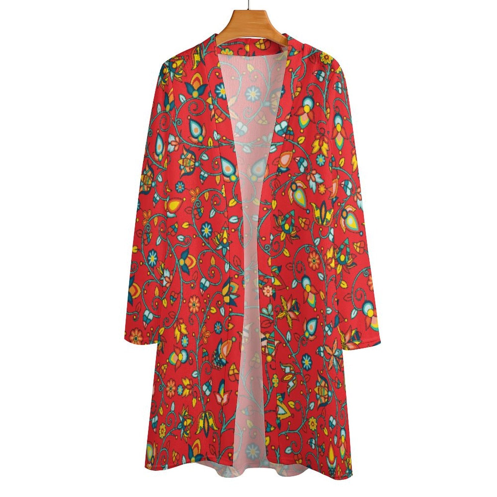 Thorny Path Red Cardigan