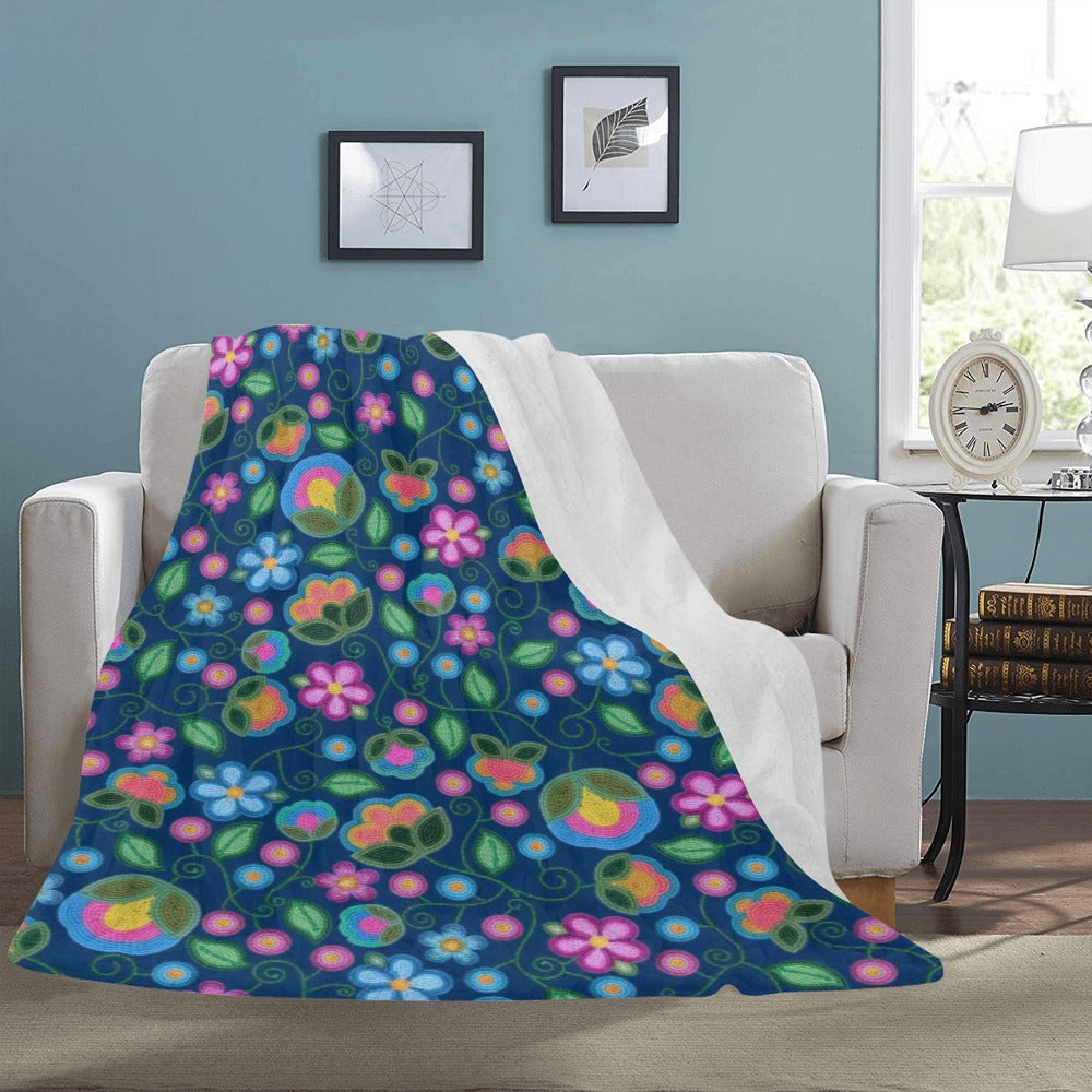 Turquoise Sunbeam Blue Ultra-Soft Micro Fleece Blanket 60"x80"