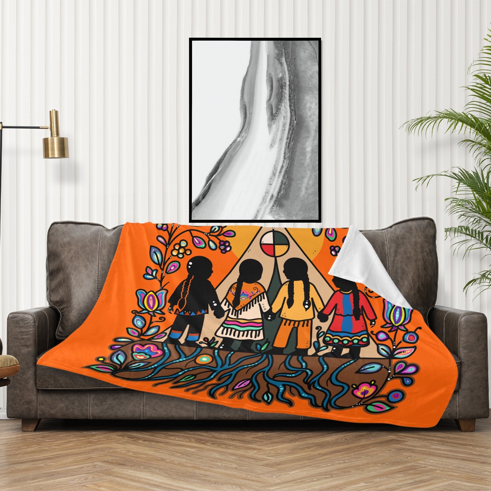 Rooted in Culture Ultra-Soft Micro Fleece Blanket 60"x50"