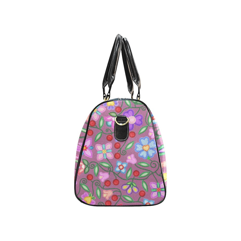 Petal Harmony Dusty Rose Waterproof Travel Bag/Small