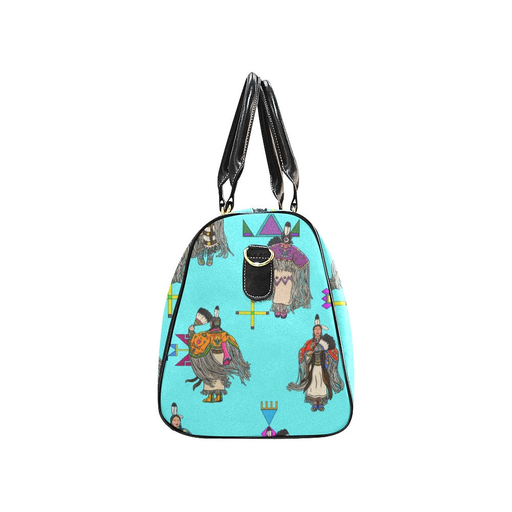 Women's Tradish Dancers Turquoise Waterproof Travel Bag/Small