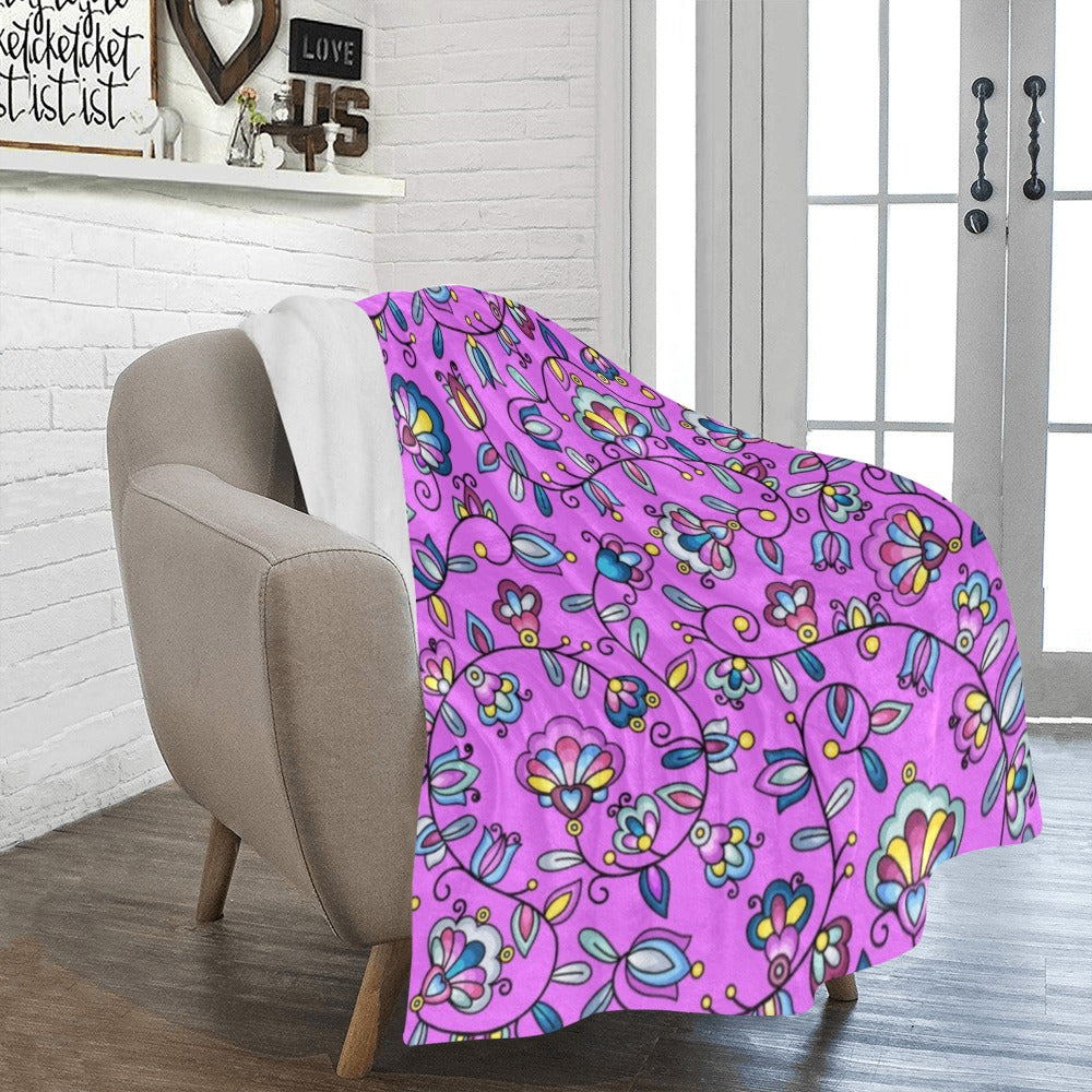Autumn Bundle Blessing Purple Ultra-Soft Micro Fleece Blanket 50"x60"