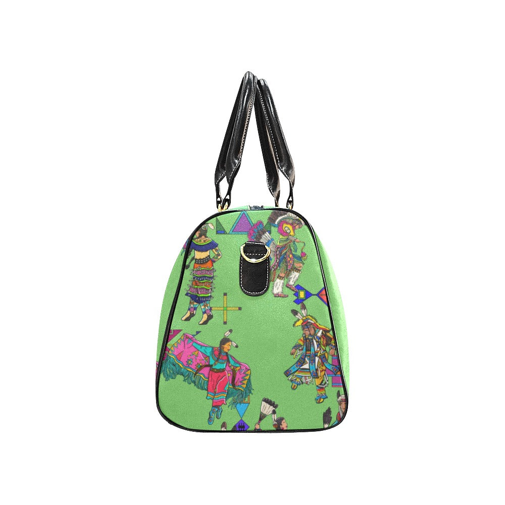 Grand Entry Dancers Grass Waterproof Travel Bag/Small