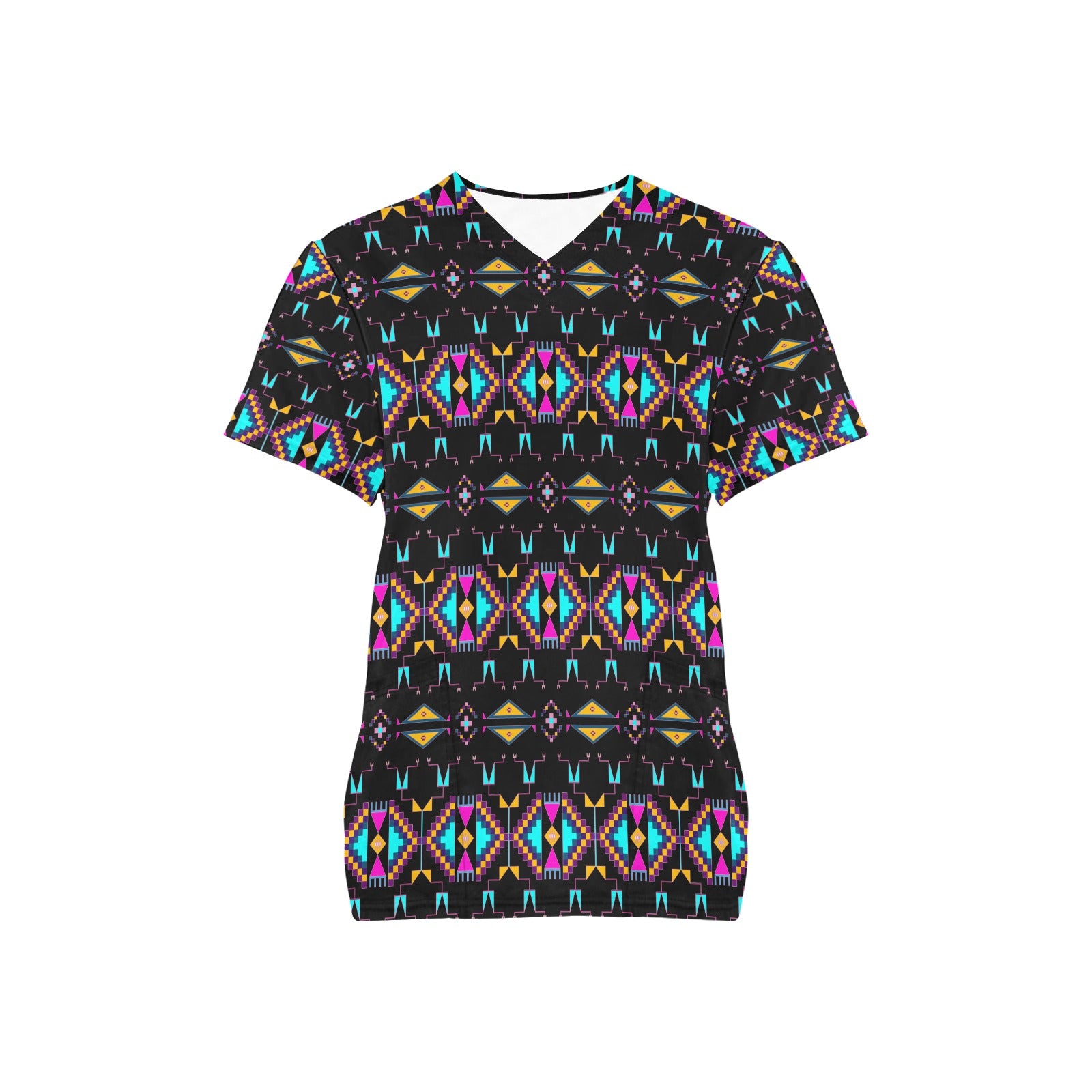 Rite of Passage Black Scrub Top