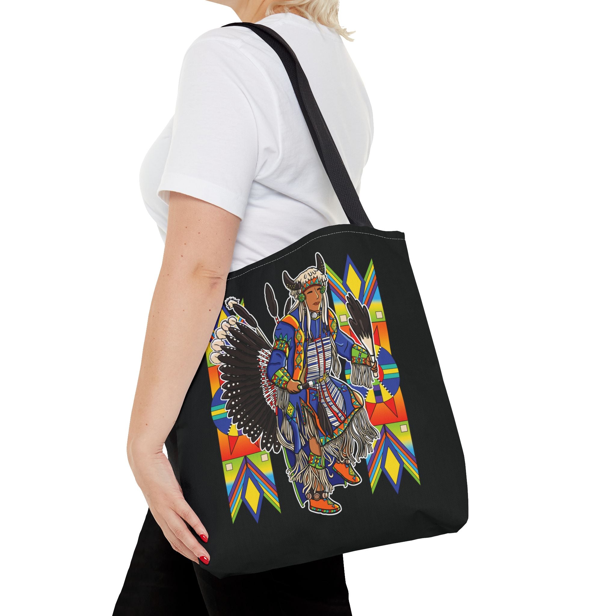 Traditional Powwow Man Dancer 1 Tote Bag