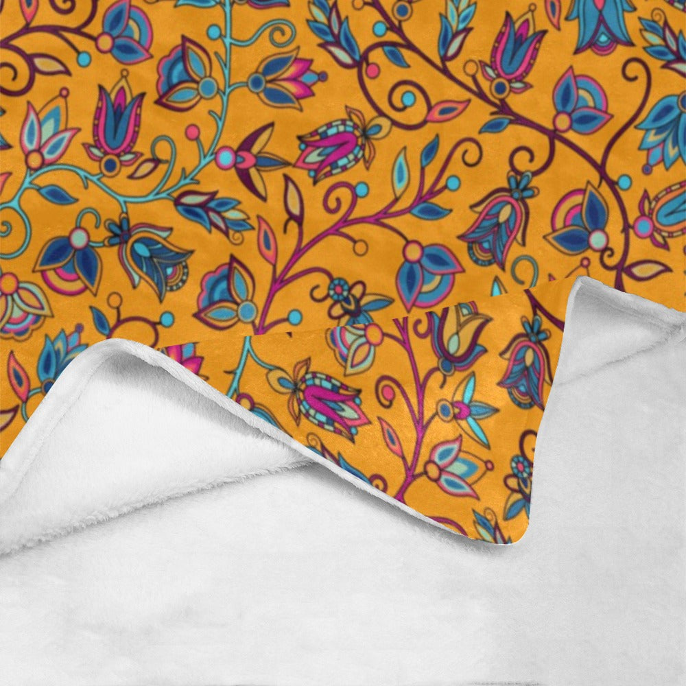Buffalo Bloom Orange Ultra-Soft Micro Fleece Blanket 40"x50"
