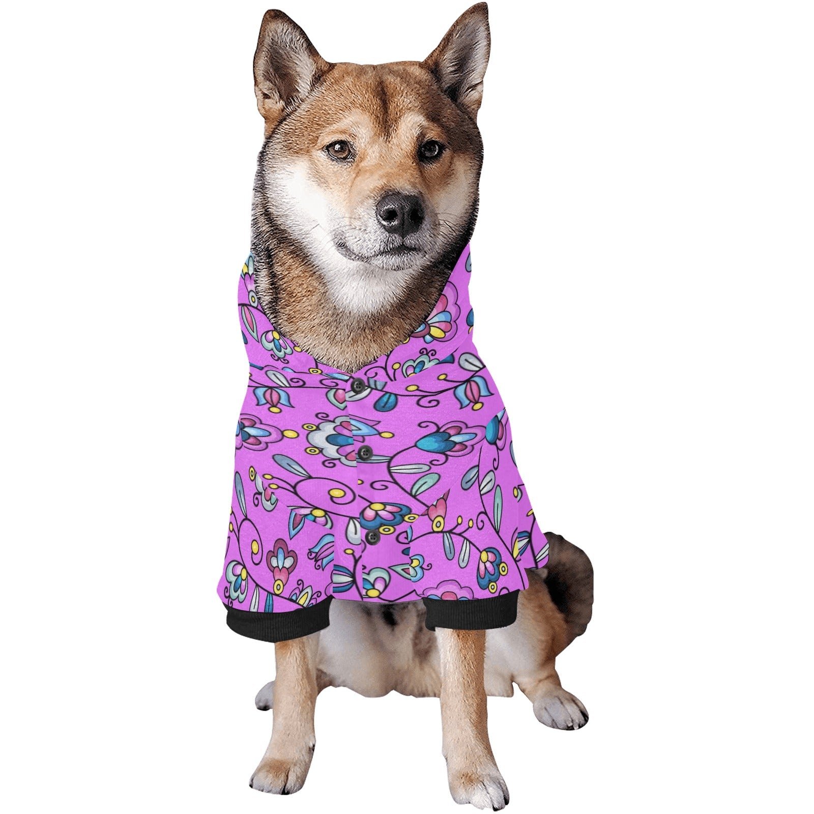 Autumn Bundle Blessing Purple Pet Dog Hoodie