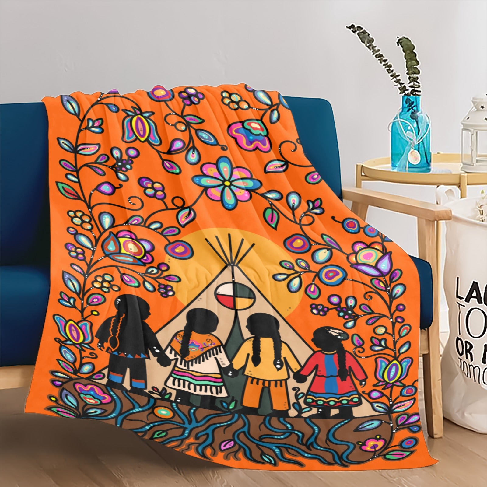Rooted in Culture Ultra-Soft Micro Fleece Blanket 32"x48"