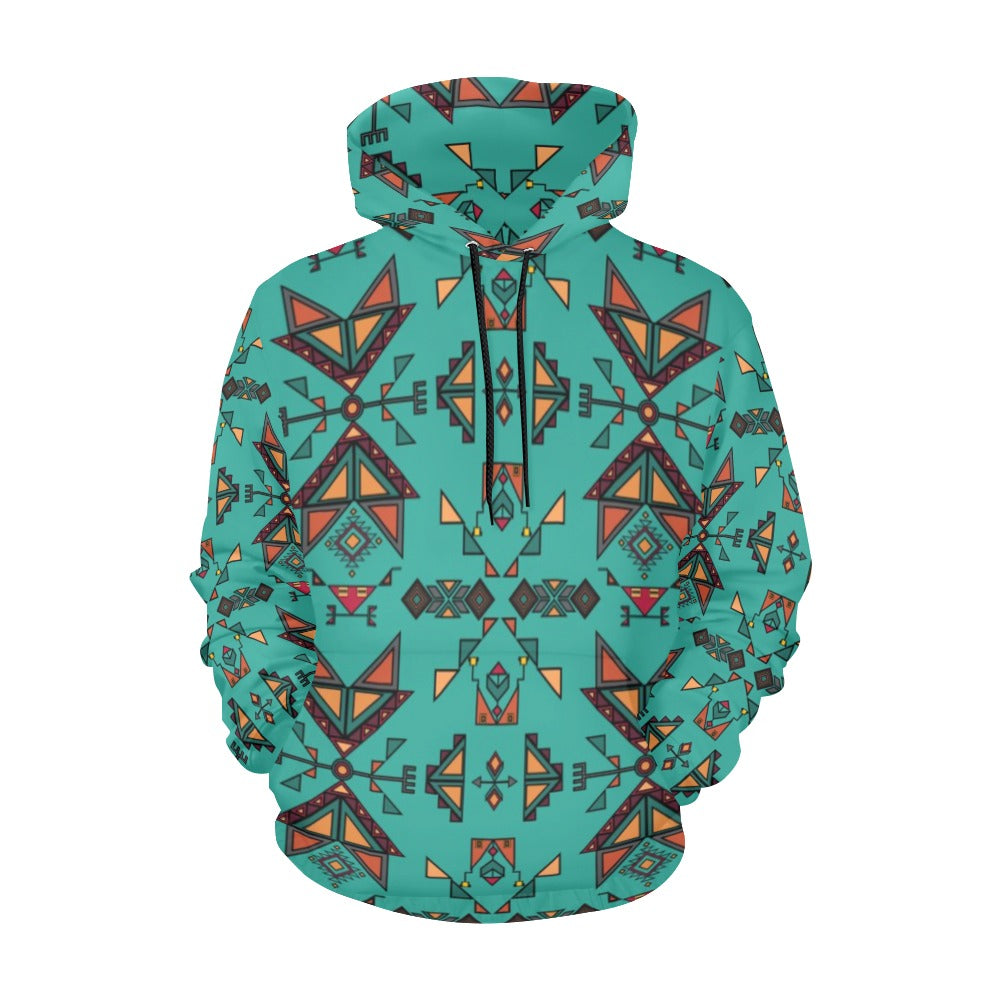 Arrow Dawn Turquoise Hoodie for Women (USA Size)