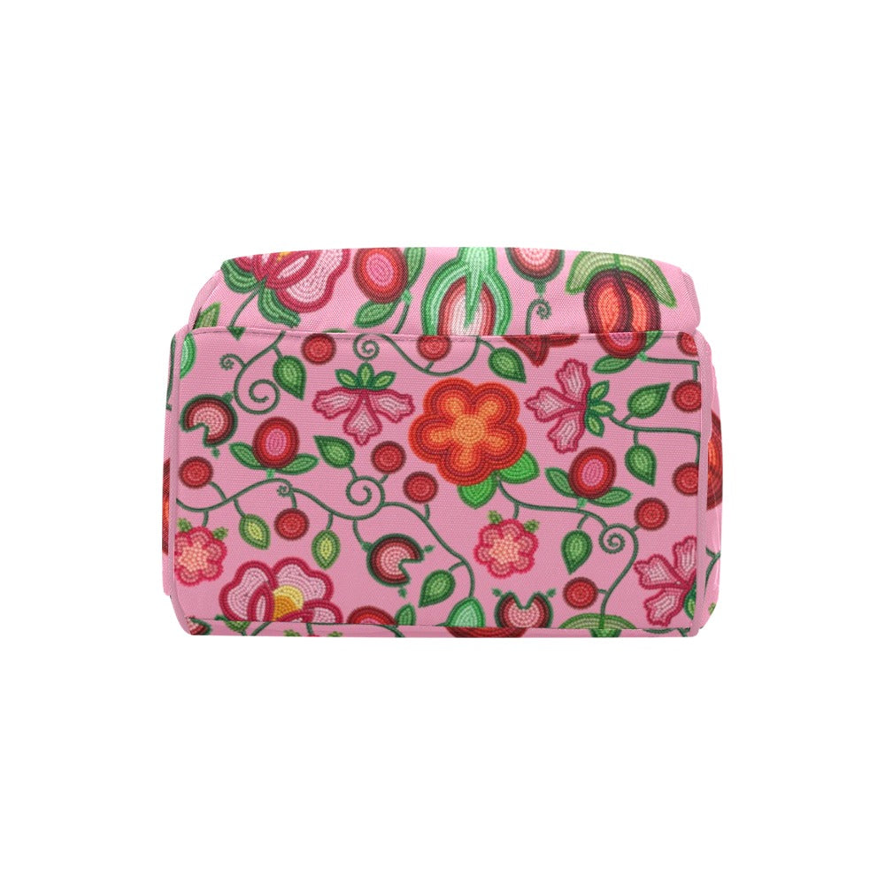 Rose Reverie Pink Multi-Function Diaper Backpack/Diaper Bag