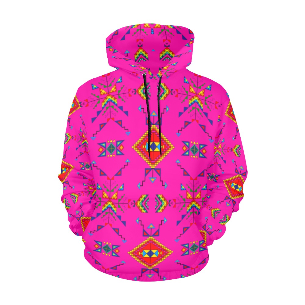 Buffalo Jump Pink Hoodie for Women (USA Size)