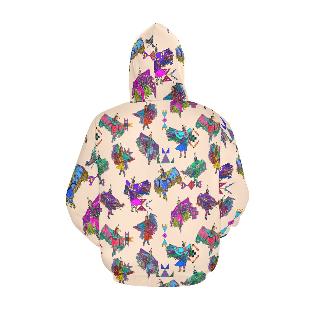 Women's Fancy Dancers Muslin Hoodie for Men (USA Size)
