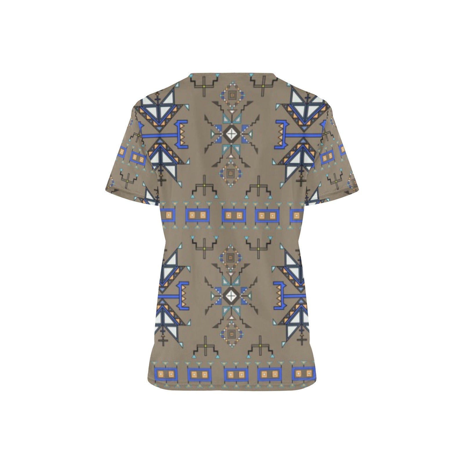 Eagle Strike Brown Scrub Top