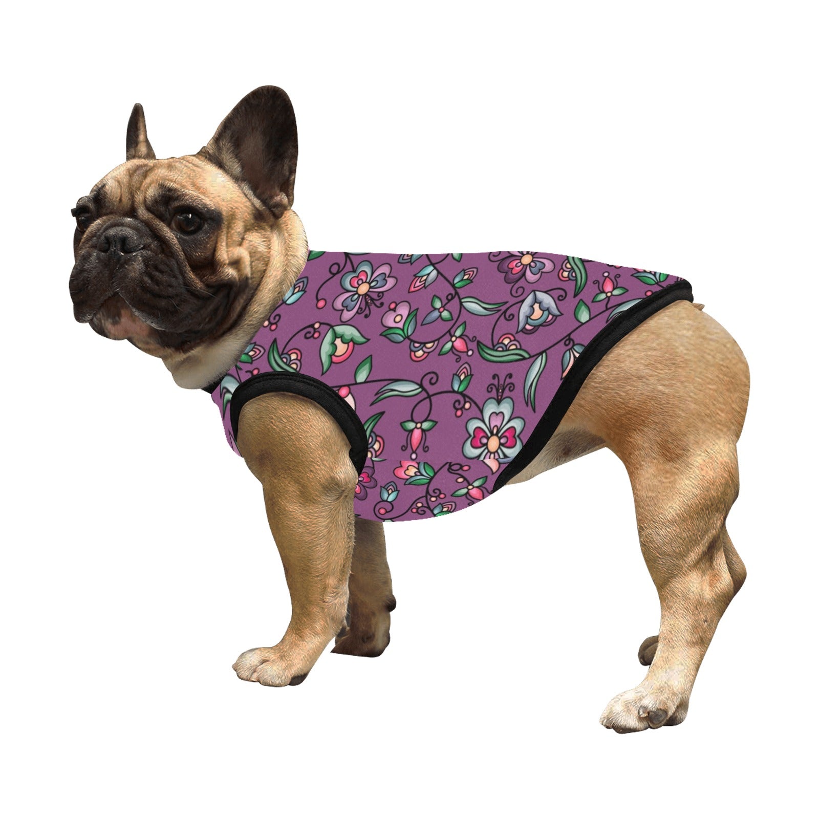 Amber Evening Garland Purple Pet Tank Top