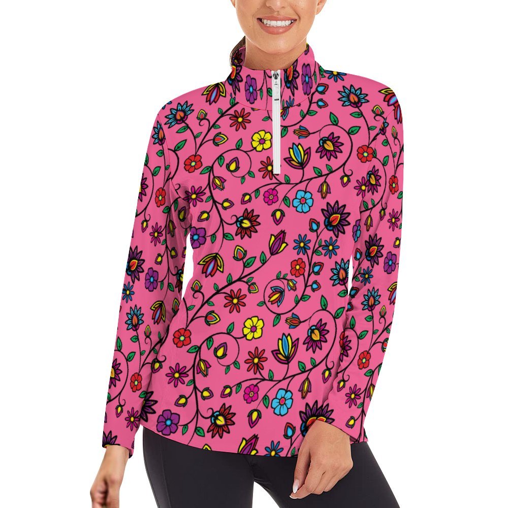 Nature_s Nexus Blush Long Sleeve Yoga Shirt