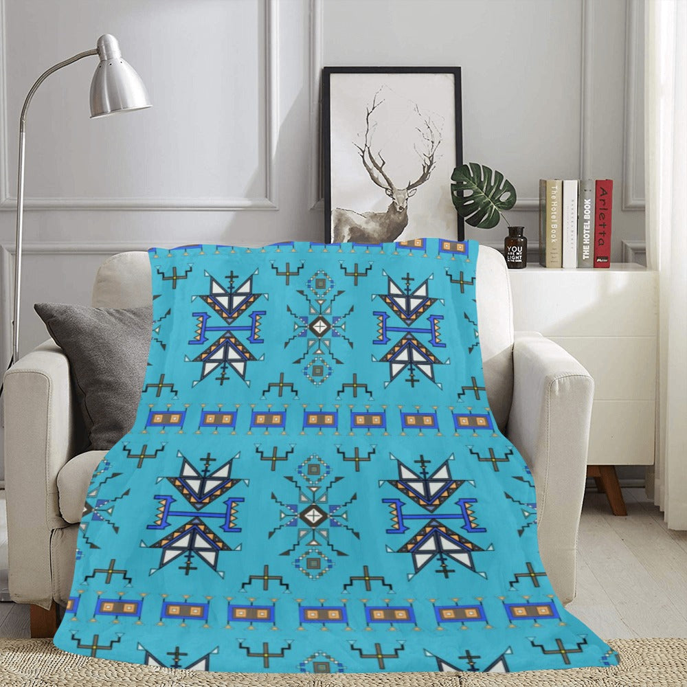 Eagle Strike Blue Ultra-Soft Micro Fleece Blanket 60"x80"