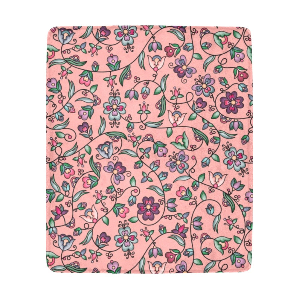 Amber Evening Garland Peach Ultra-Soft Micro Fleece Blanket 50"x60"