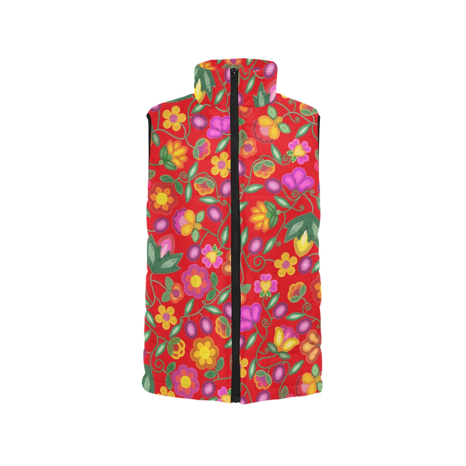 Boreal Bounty Red Women's Padded Vest Jacket