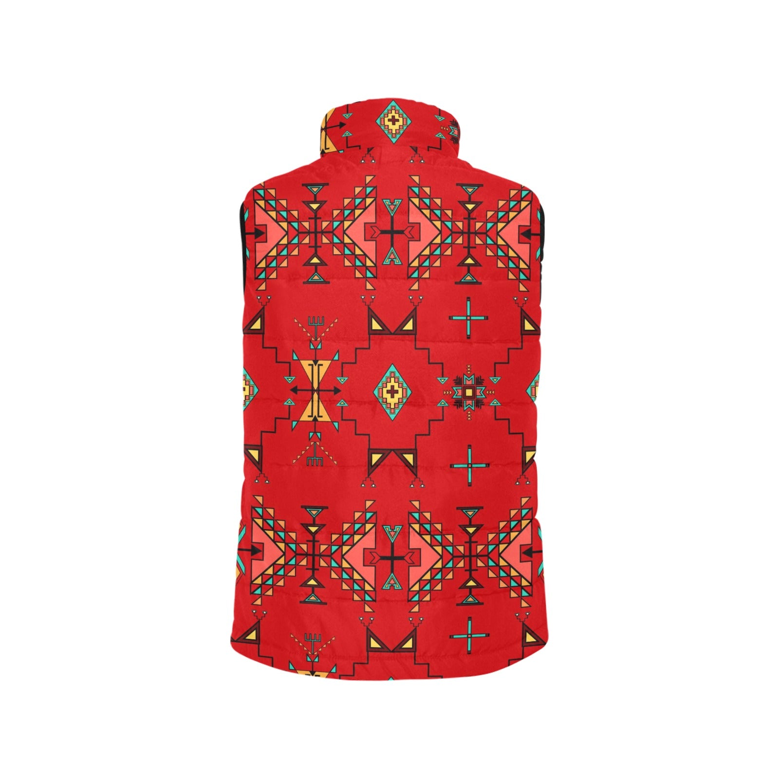 Thunder Flight Red Women's Padded Vest Jacket