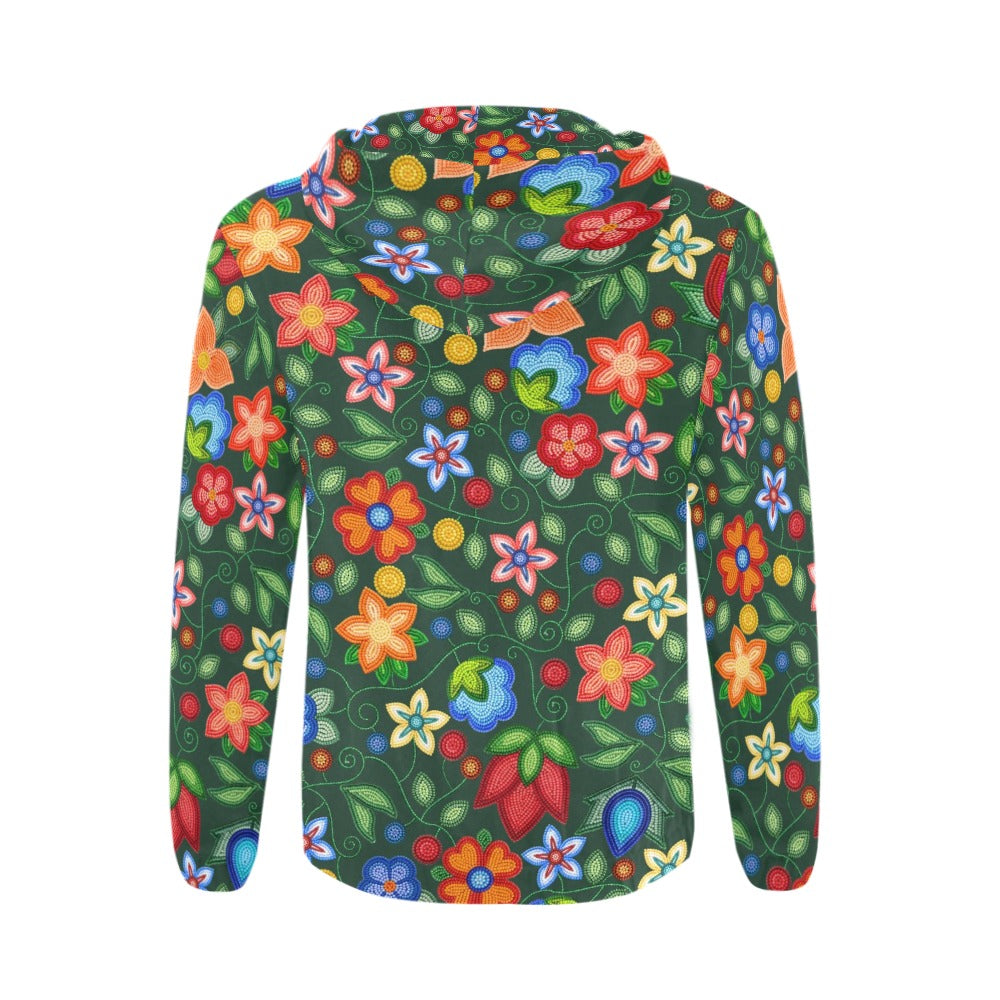 Morning Harmony Forest Men's Zipper Hoodie