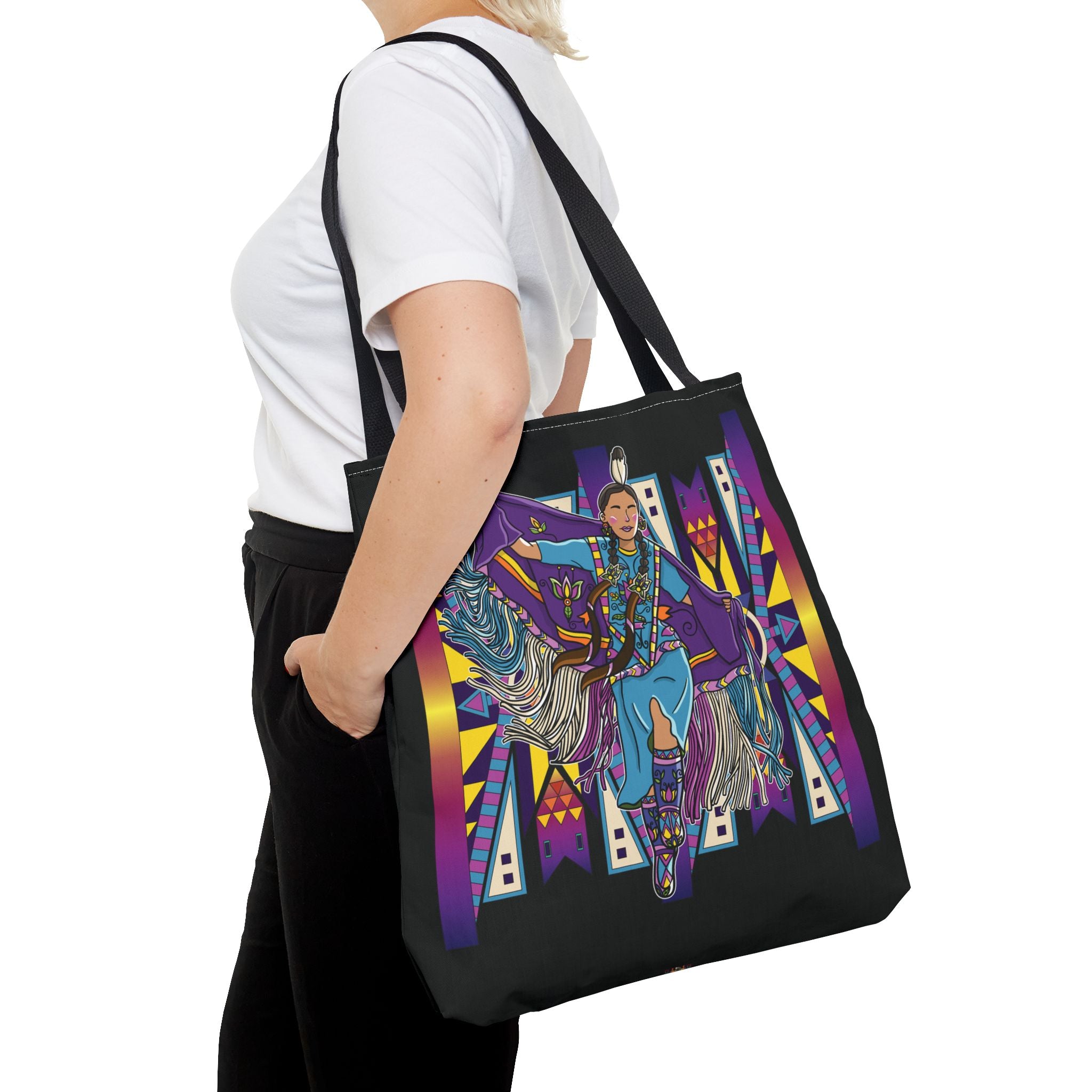 Fancy Dancer Trans BG 3 Tote Bag
