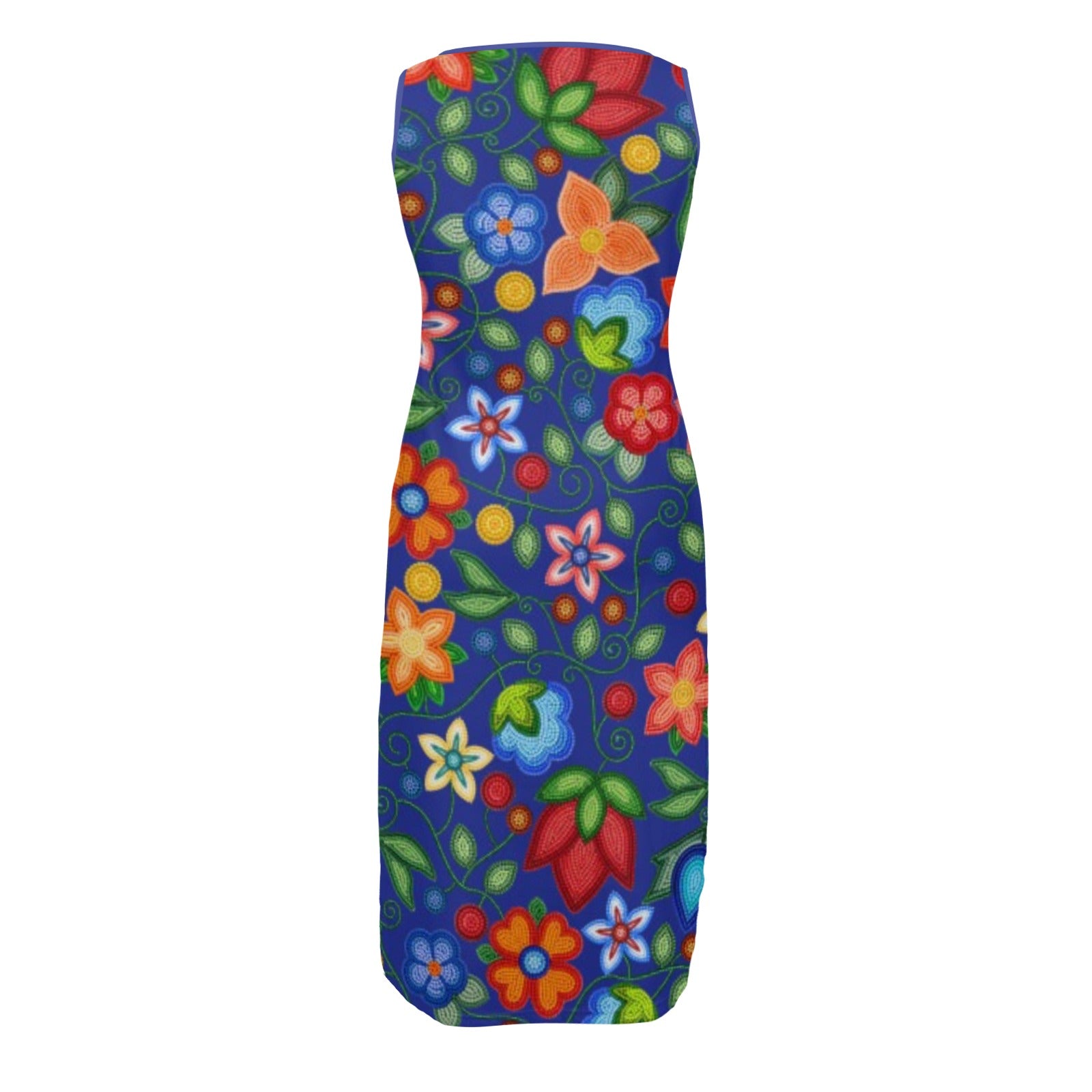 Morning Harmony Sapphire Phaedra Sleeveless Open Fork Long Dress