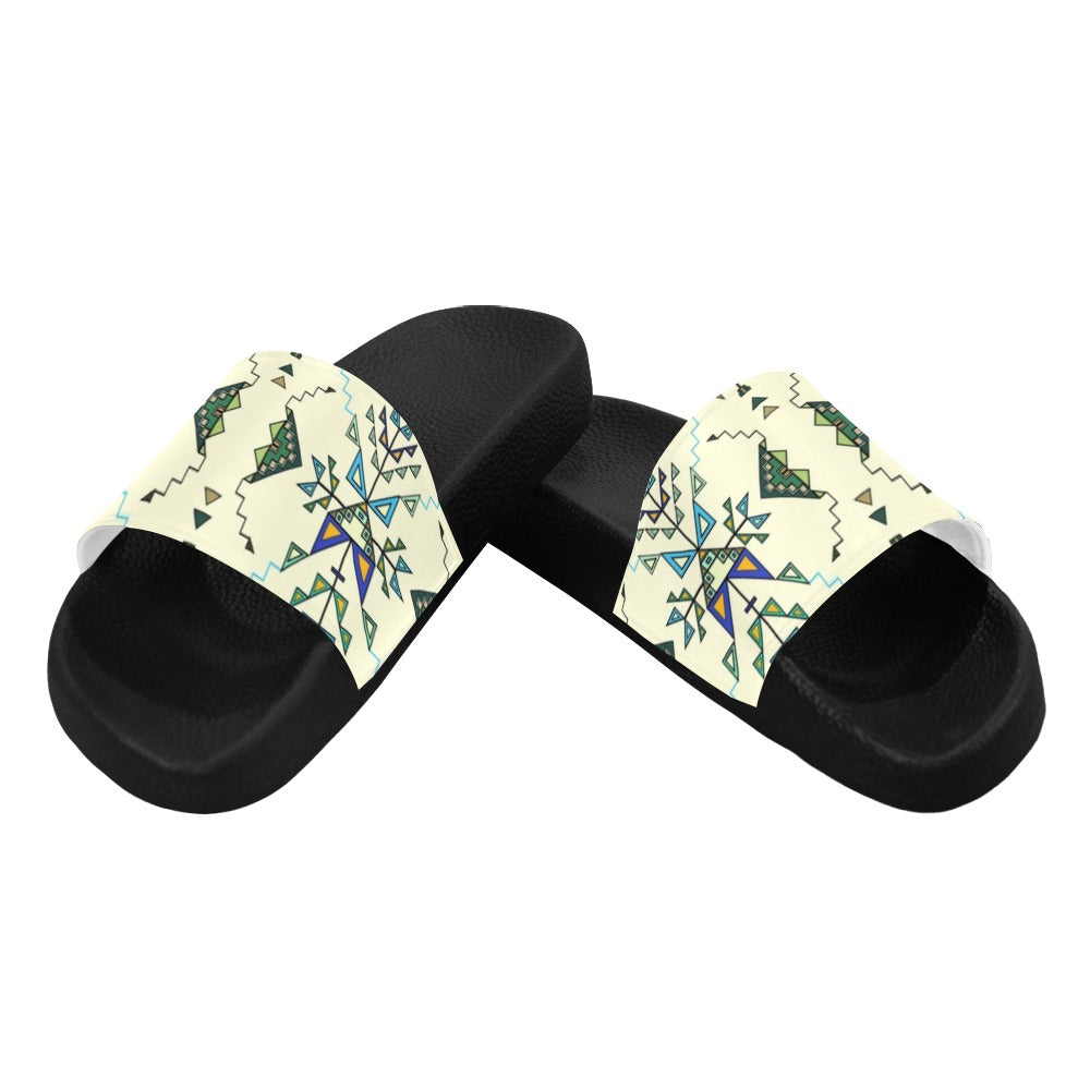 Bear Shield Cream Women's Slide Sandals