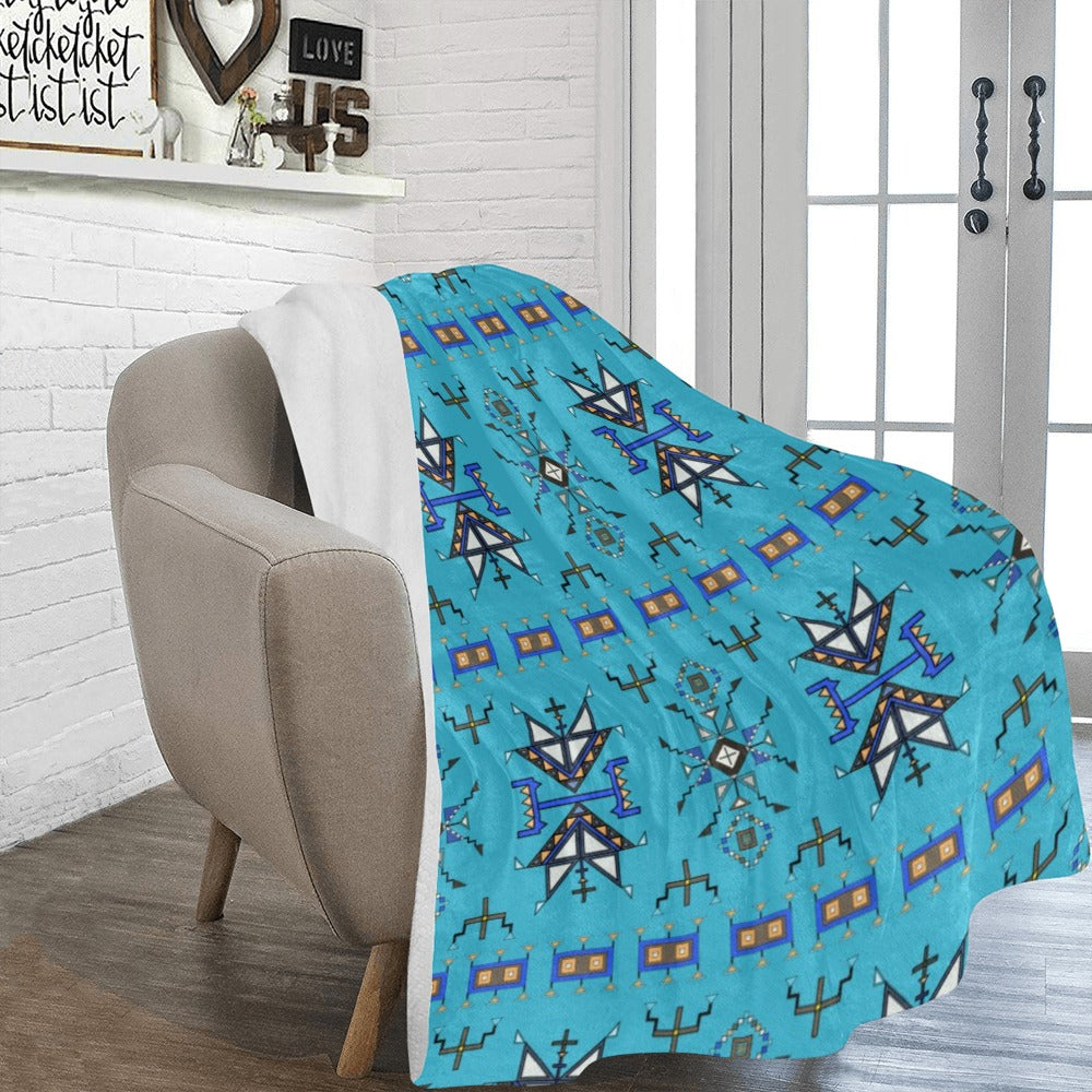 Eagle Strike Blue Ultra-Soft Micro Fleece Blanket 60"x80"