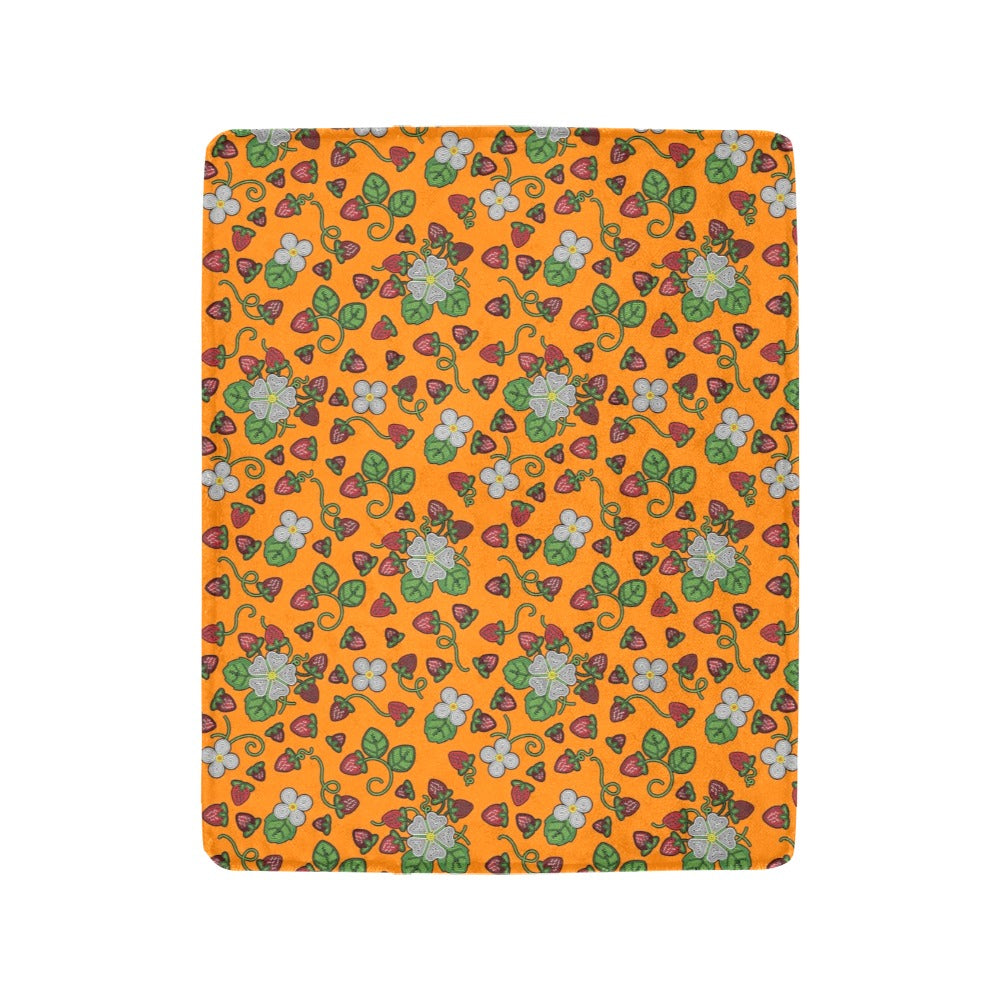 Strawberry Dreams Carrot Ultra-Soft Micro Fleece Blanket 40"x50"