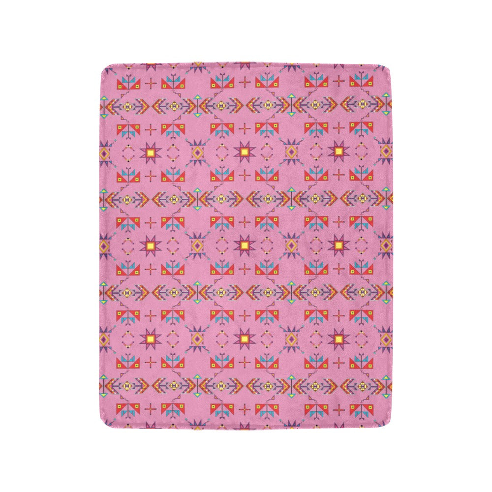 Scattered Generations Pink Ultra-Soft Micro Fleece Blanket 40"x50"