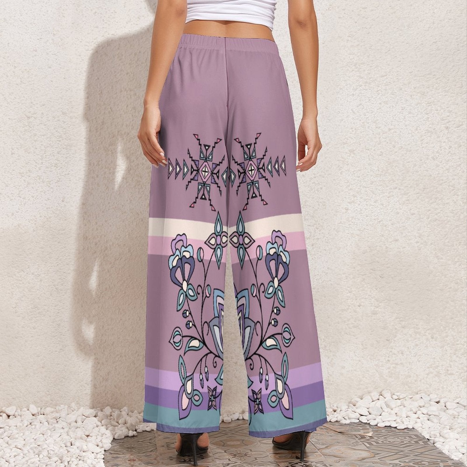 Snow Petal Spirit Ribbon Pant
