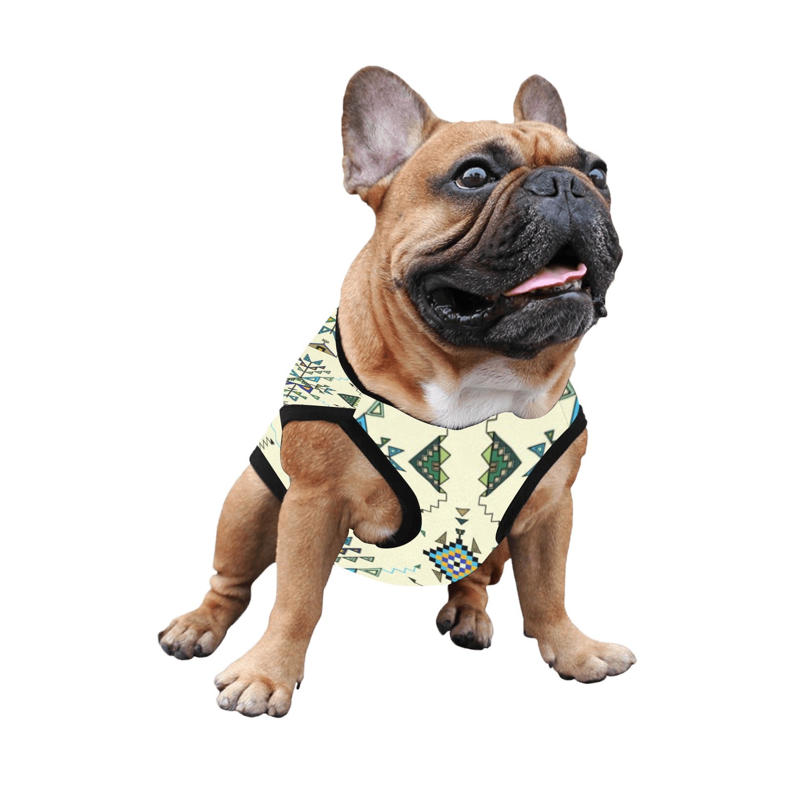 Bear Shield Cream Pet Tank Top
