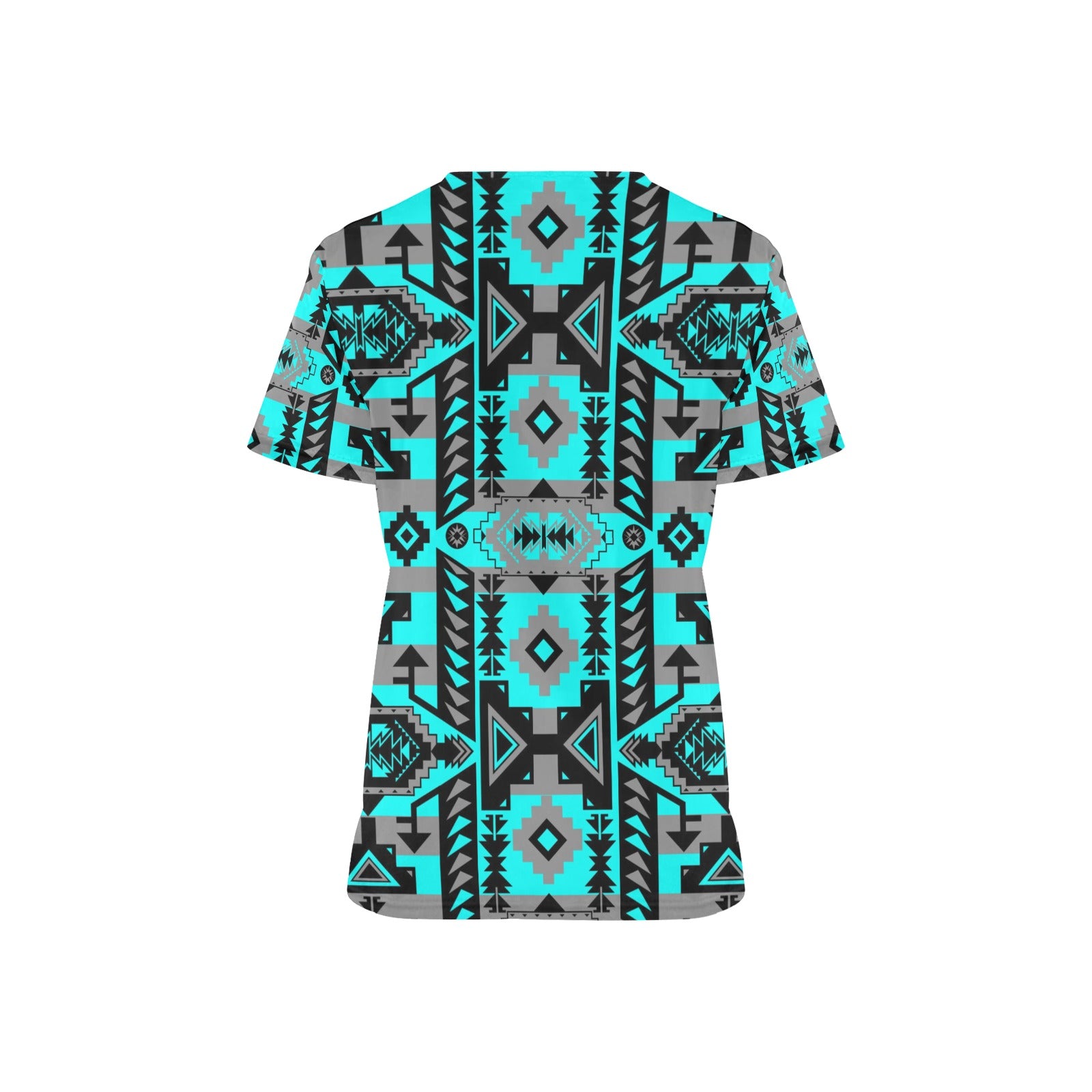 Chiefs Mountain Sky Scrub Top