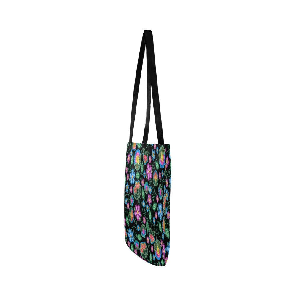 Turquoise Sunbeam Reusable Shopping Bag (Two sides)