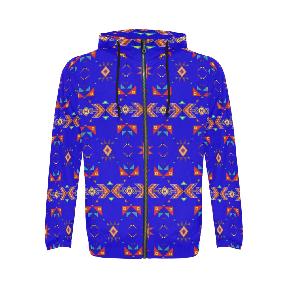 Scattered Generations Royal Men's Zipper Hoodie