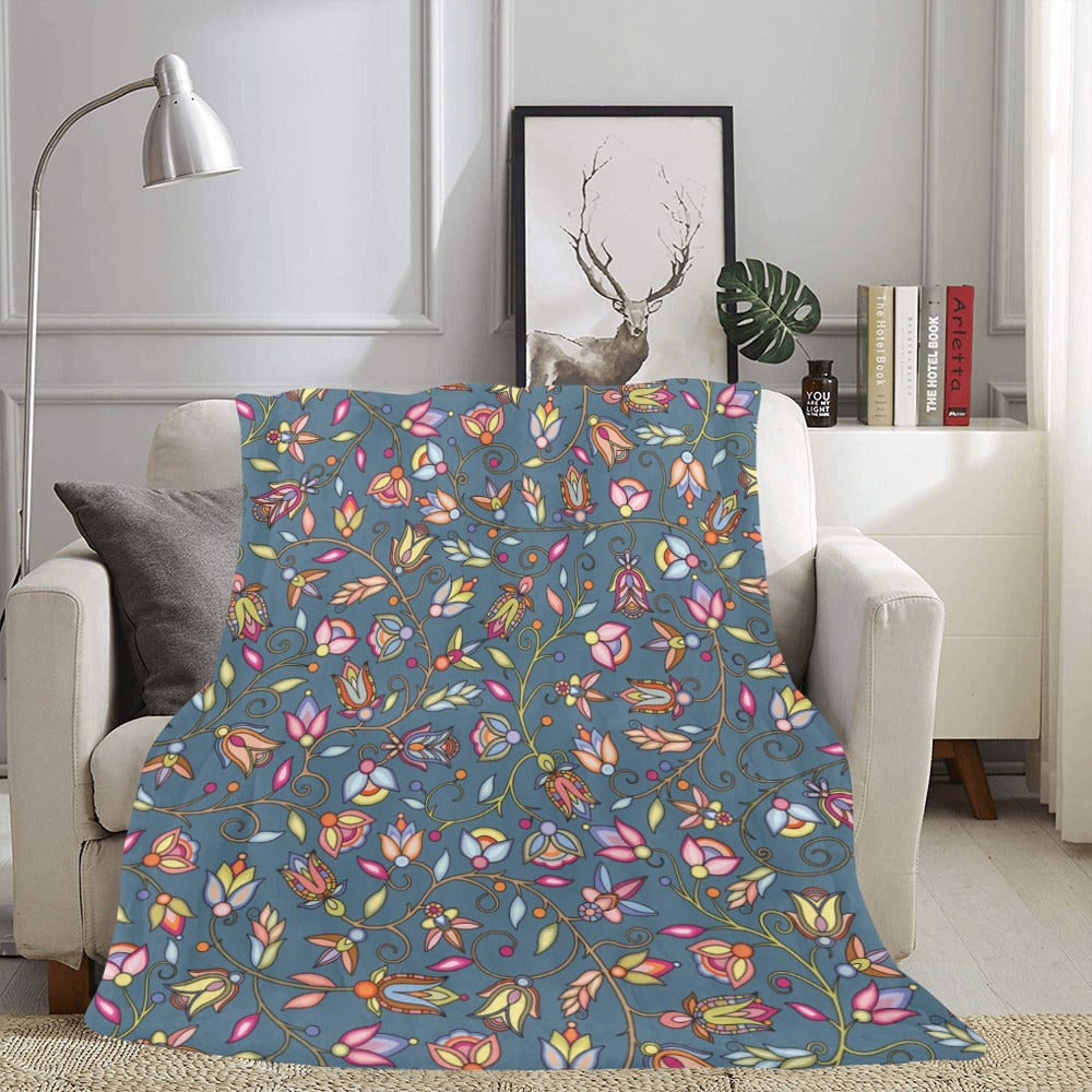 Buffalo Bloom Rainstorm Ultra-Soft Micro Fleece Blanket 60"x80"