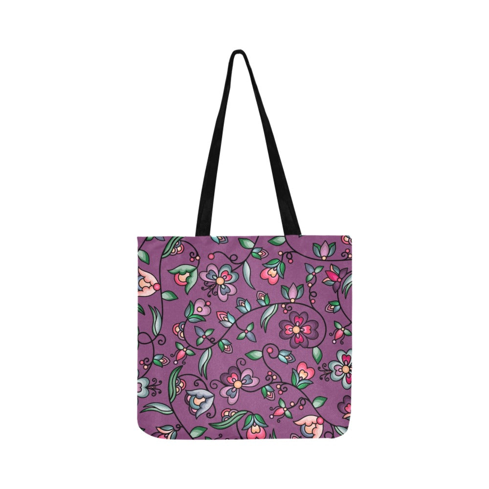 Amber Evening Garland Purple Reusable Shopping Bag (Two sides)