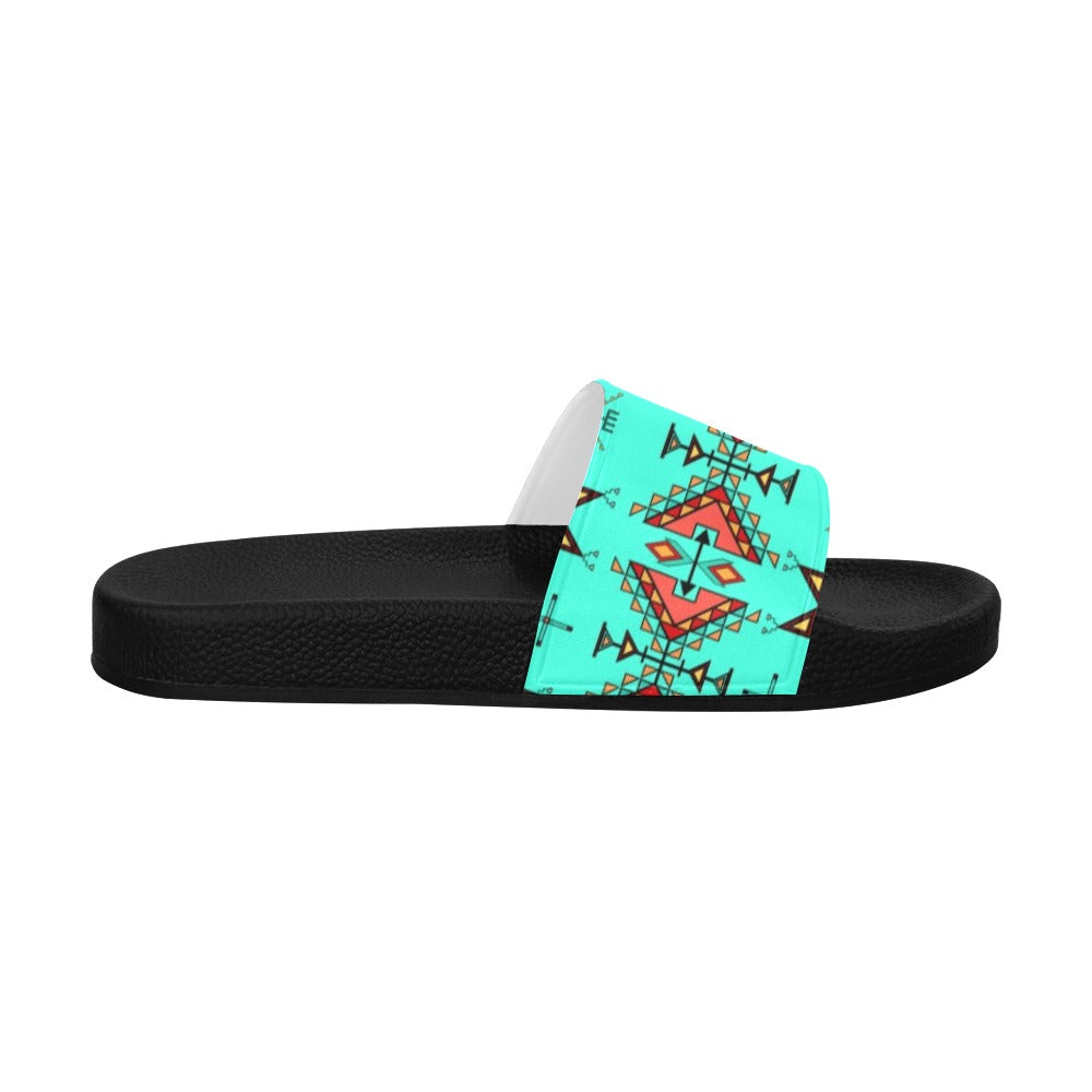 Thunder Flight Turquoise Women's Slide Sandals