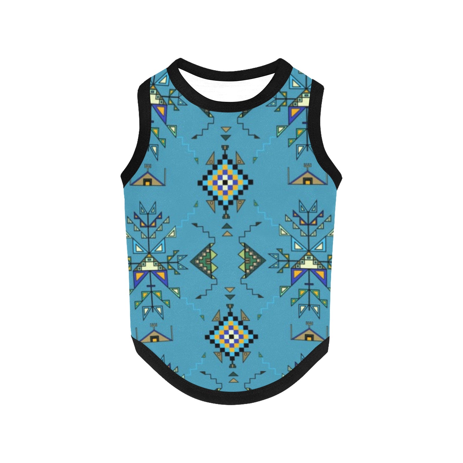 Bear Shield Blue Pet Tank Top