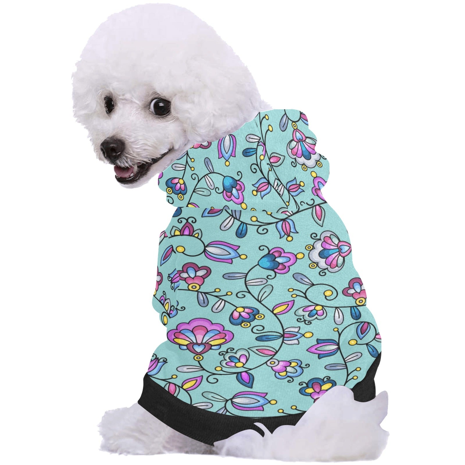 Autumn Bundle Blessing Turquoise Pet Dog Hoodie