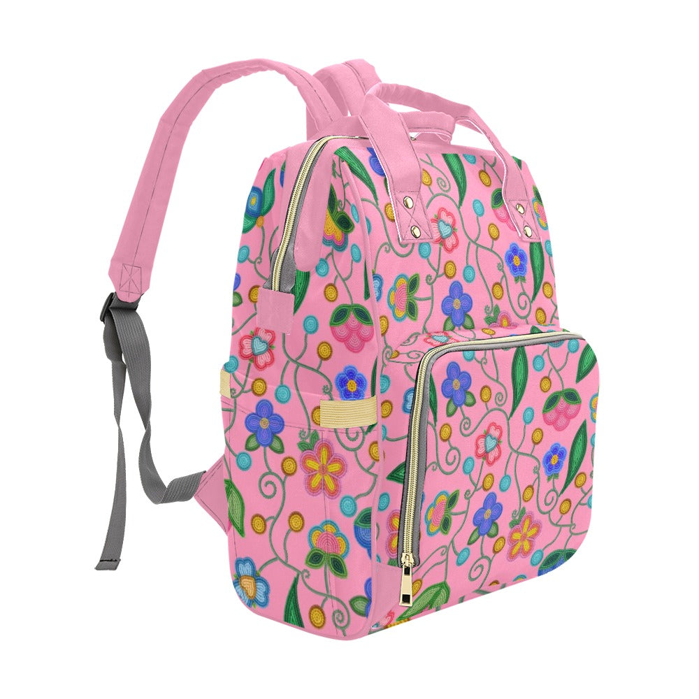 Skyberry Serenade Pink Multi-Function Diaper Backpack/Diaper Bag
