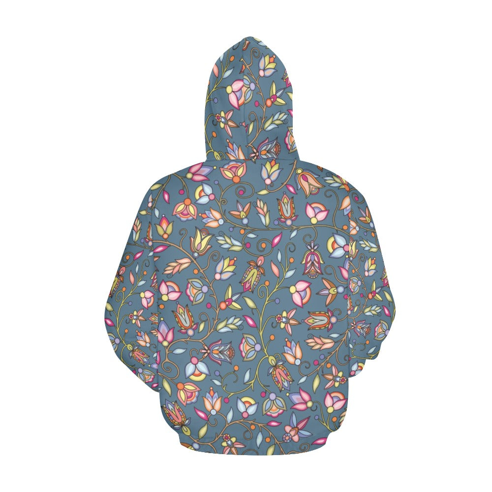 Buffalo Bloom Rainstorm Hoodie for Women (USA Size)