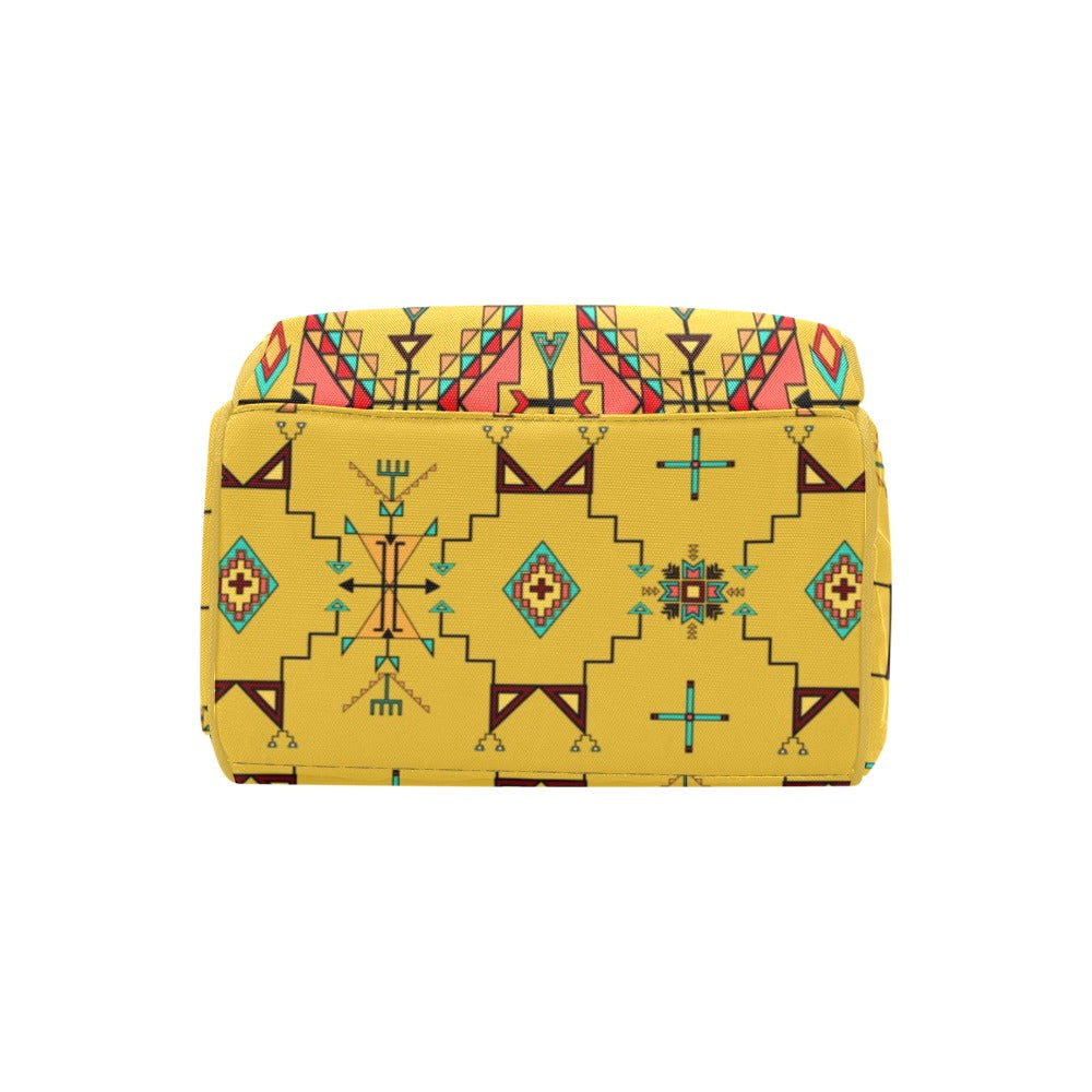 Thunder Flight Yellow Multi-Function Diaper Backpack/Diaper Bag