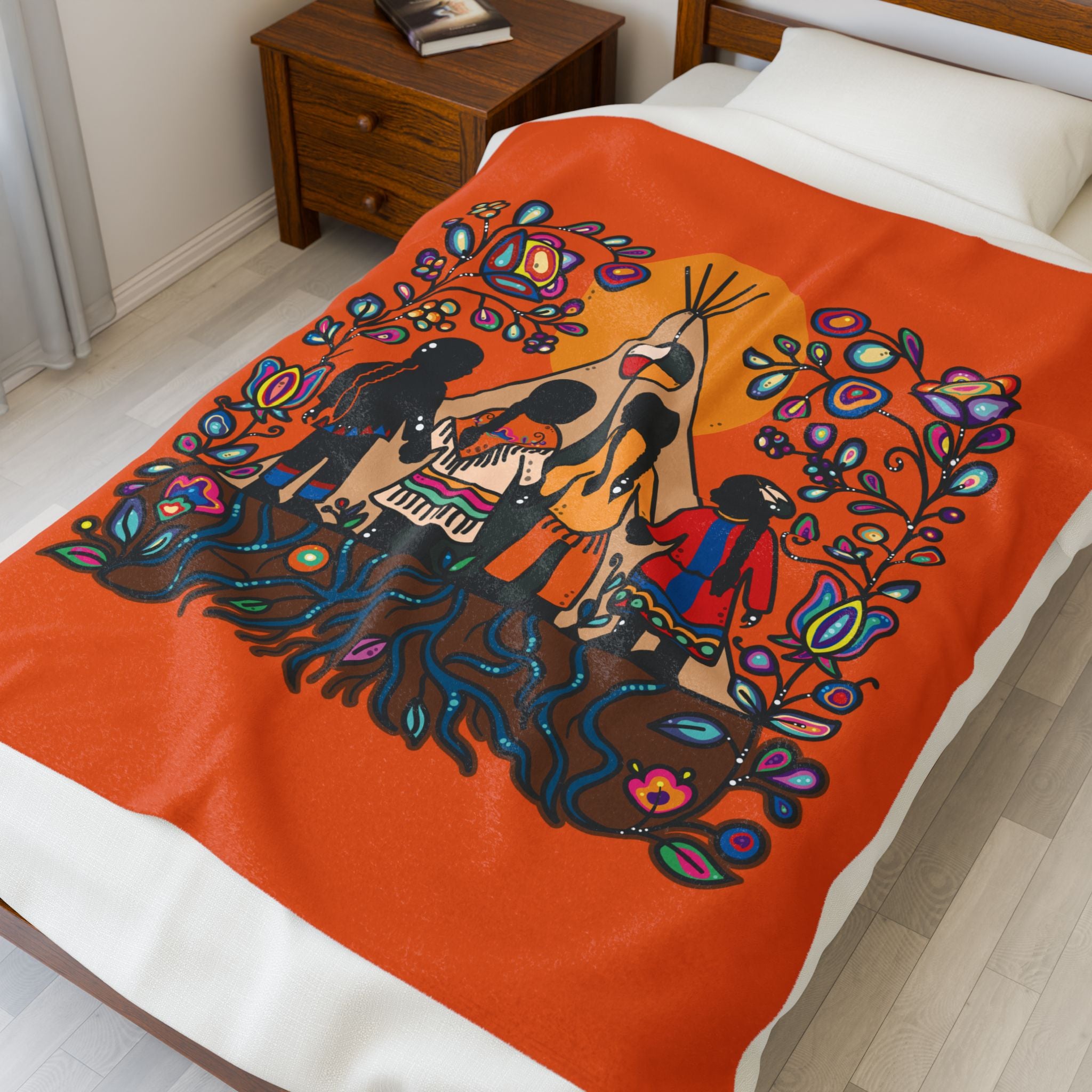 Rooted in Culture 50"X60" Children Velvet Blanket