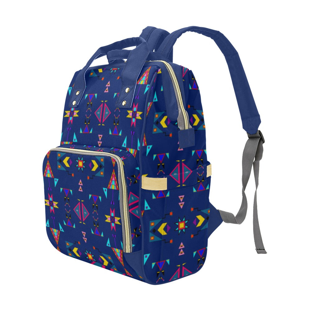 Enemy Territory Dark Navy Multi-Function Diaper Backpack/Diaper Bag