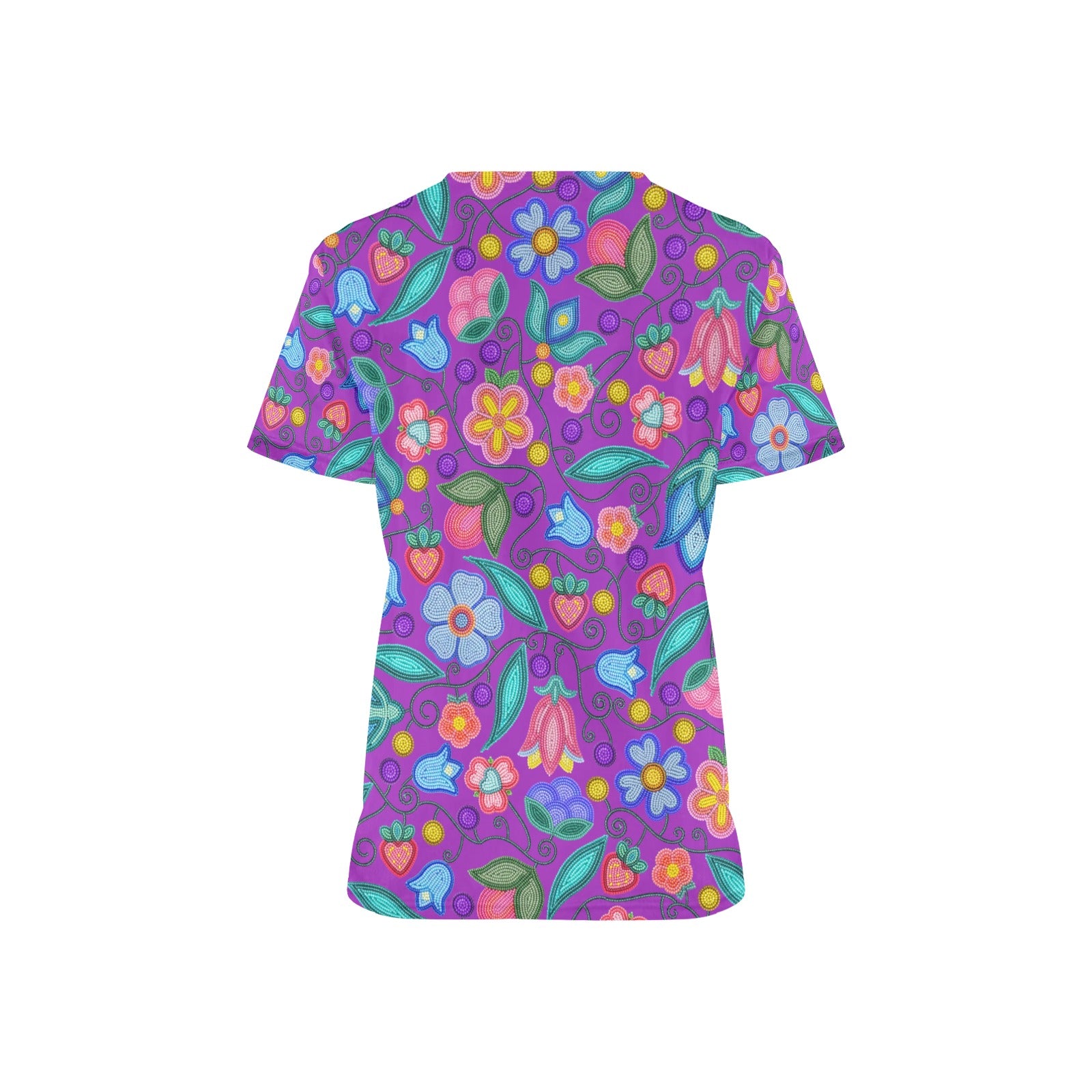 Sweet Offering Purple Scrub Top