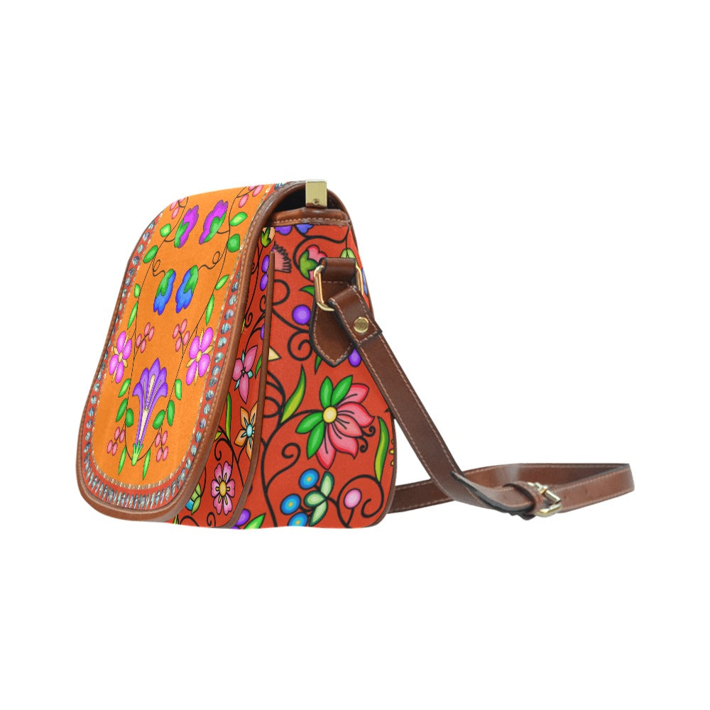 Grandmother Legacy Orange Saddle Bag/Large